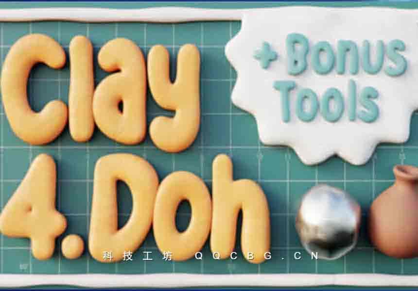 Blender插件 Clay Doh 真实粘土着色器资产 v4.0B6 &ndash; Tools & Shaders