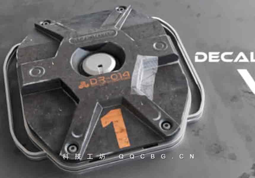 Blender插件 Decal Master 自定义标签贴花装饰纹理效果 v2.0.2