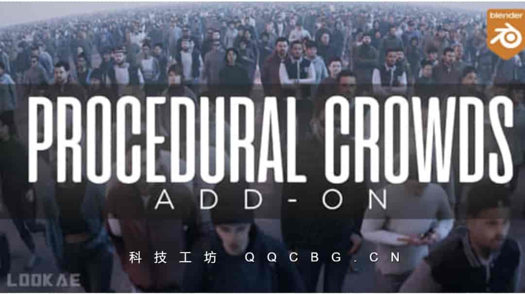 Blender插件 Procedural Crowds 程序化人群生成器 v2.2.0
